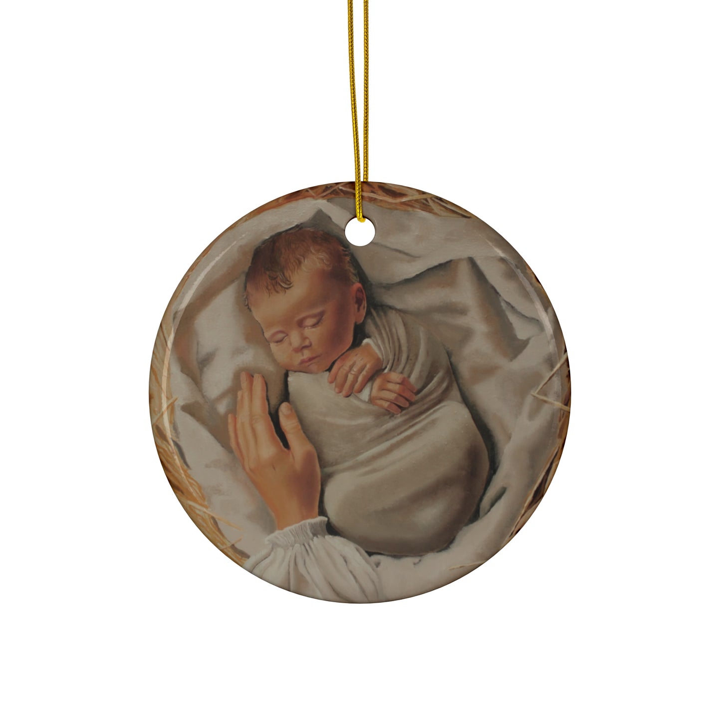 Prepare Him Room Ceramic Ornament