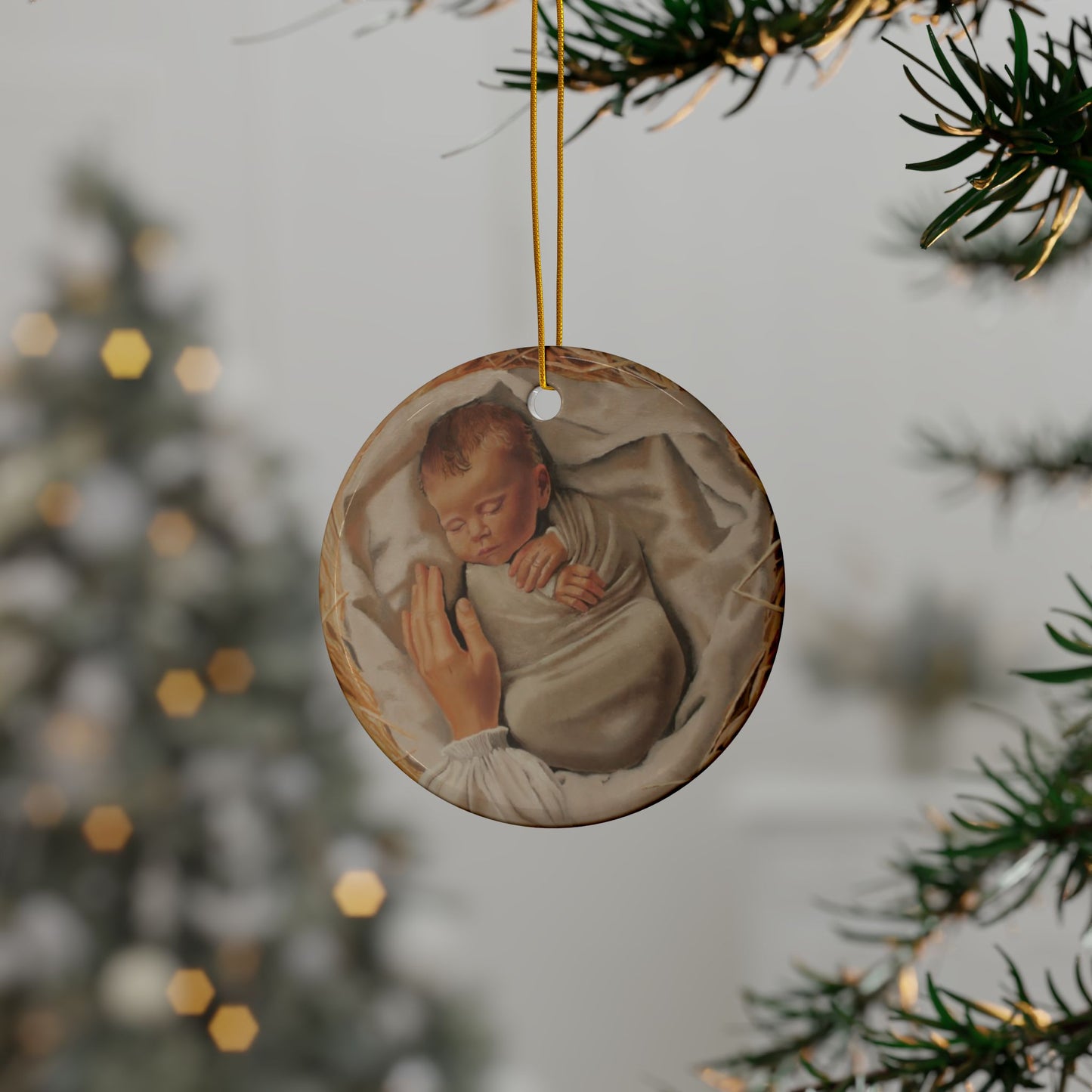 Prepare Him Room Ceramic Ornament